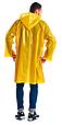 Плащ-дождевик Сириус-Люкс на липучке ПВД 80 мкр. пропаянные швы, желтый, фото 3
