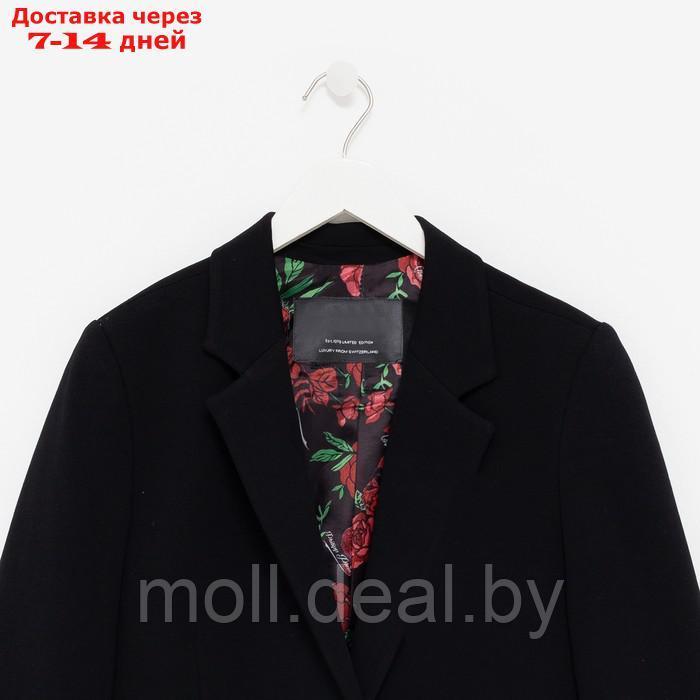 Пиджак для девочки, цвет черный, 128-134 см (36) - фото 2 - id-p198322507