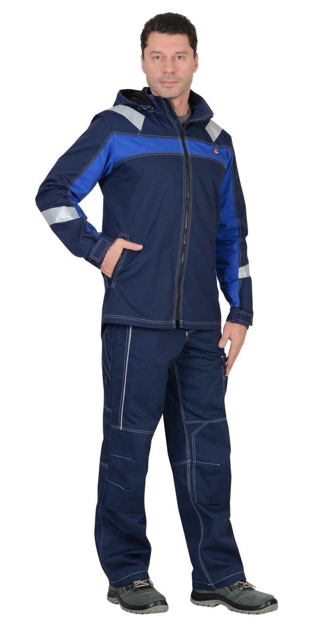Куртка СИРИУС-СИДНЕЙ синяя с васильковым и СОП - фото 3 - id-p198358138