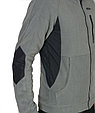 Куртка флисовая "СИРИУС-Актив" серая отделка черная, фото 5