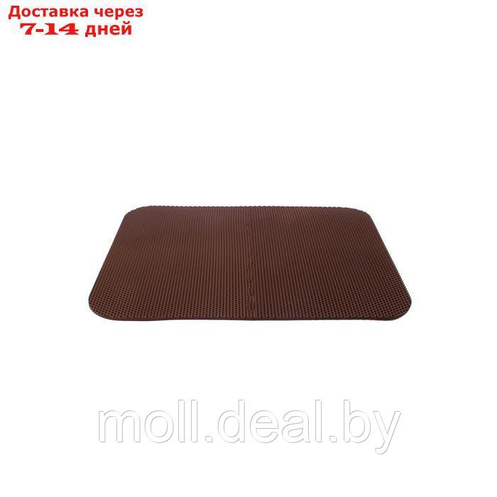 Коврик eva универсальный Eco-cover, Соты 125 х 65 см, коричневый, транформер - фото 7 - id-p198324585