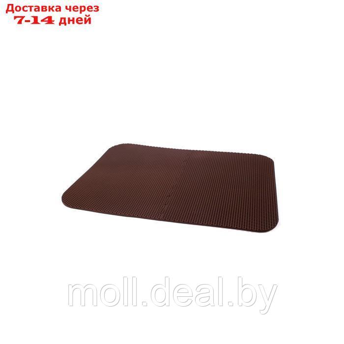 Коврик eva универсальный Eco-cover, Соты 125 х 65 см, коричневый, транформер - фото 8 - id-p198324585