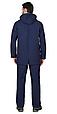 Куртка "СИРИУС-Азов" удл. с капюшоном синий софтшелл пл 350 г/кв.м, фото 2