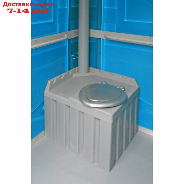 Туалетная кабина, разборная, 1.56 × 1.58 × 2.3 м, цвет синий, "Эколайт Макс" - фото 3 - id-p198319329
