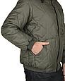 Куртка "СИРИУС-ПРАГА-Люкс" короткая с капюшоном, оливковая, фото 3