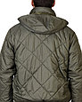 Куртка СИРИУС-ПРАГА-ЛЮКС короткая с капюшоном, оливковая, фото 5