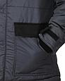 Куртка зимняя 5501 серая с черным, фото 4