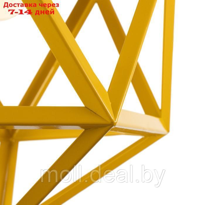 Светильник "Геометрия" E27 1х40Вт желтый 35х35х35-135 см - фото 5 - id-p198327533