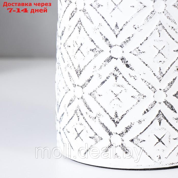 Настольная лампа "Ассанти" Е14 40Вт бело-серый 19,5х19,5х32 см - фото 4 - id-p198327554