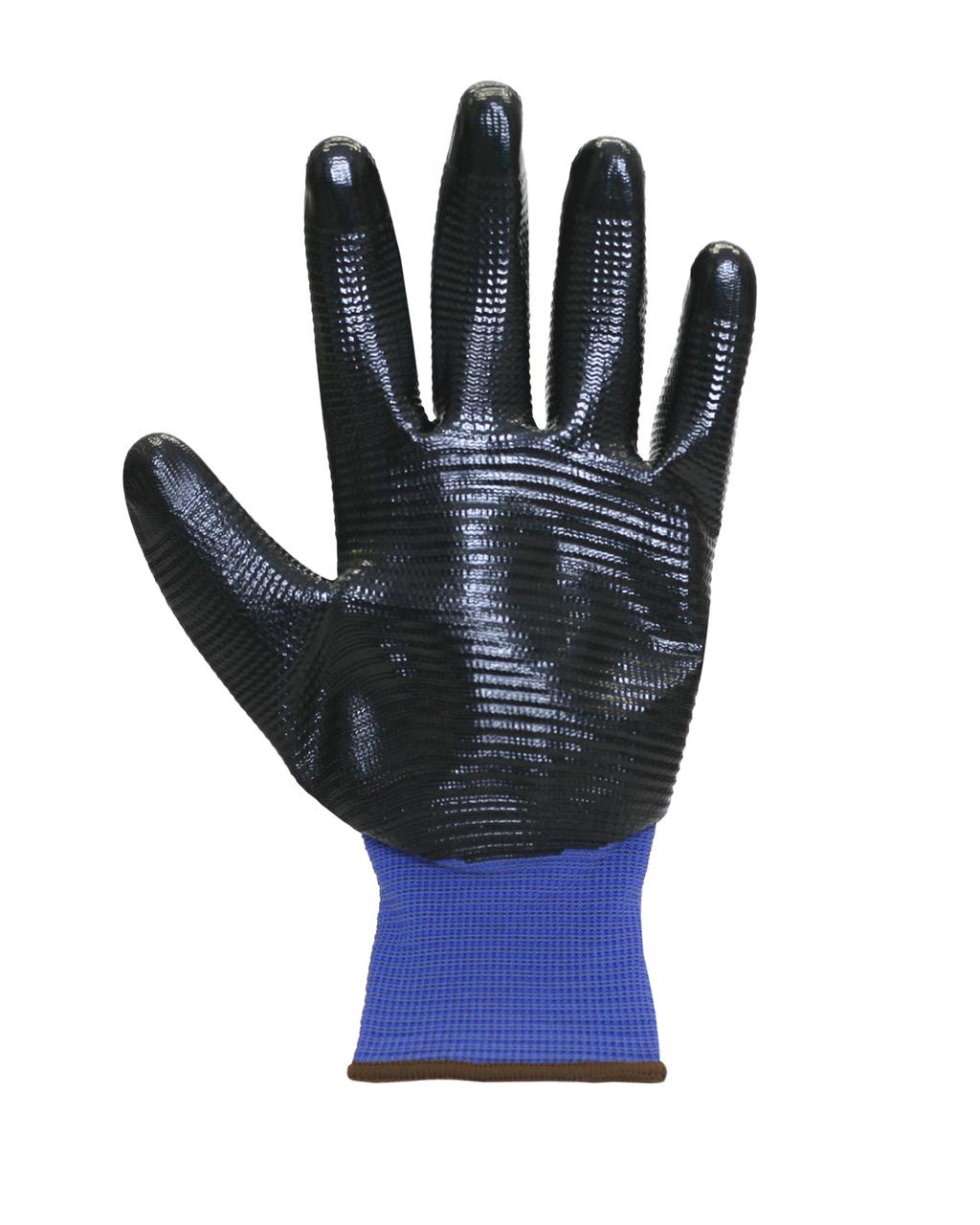 Перчатки Safeprotect РифНит (нейлон+рифленный нитрил) - фото 3 - id-p198359405