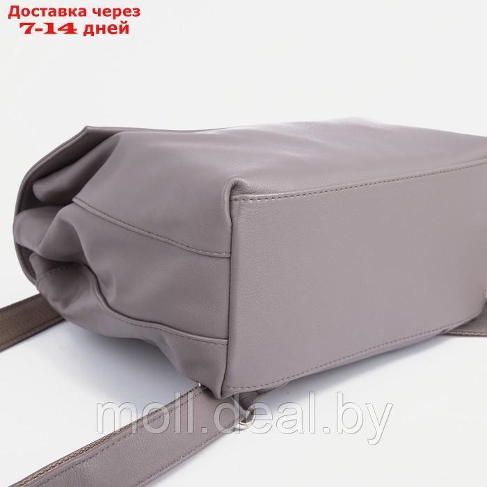 Рюкзак на молнии, цвет серый - фото 3 - id-p198324815