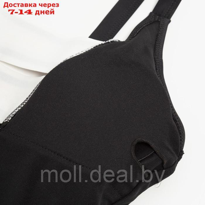 Купальник женский слитный MINAKU цвет чёрный, размер 42 - фото 7 - id-p198326671