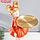 Сувенир полистоун подставка "Девушка ушки мишки" оранжевый 69х30х25 см, фото 5