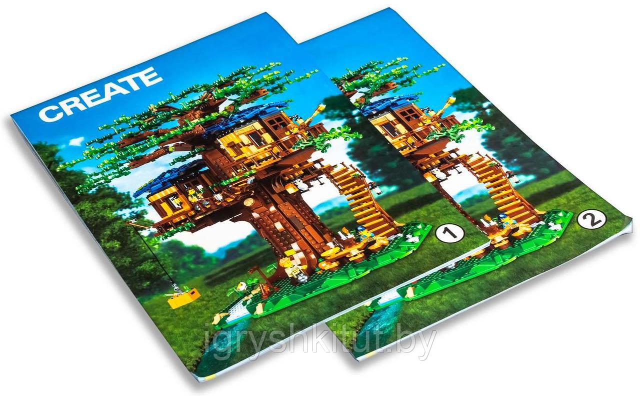 Конструктор BELA (Lari) Create "Дом на дереве" (Аналог Lego Ideas 21318), 3056 деталей - фото 4 - id-p198371881