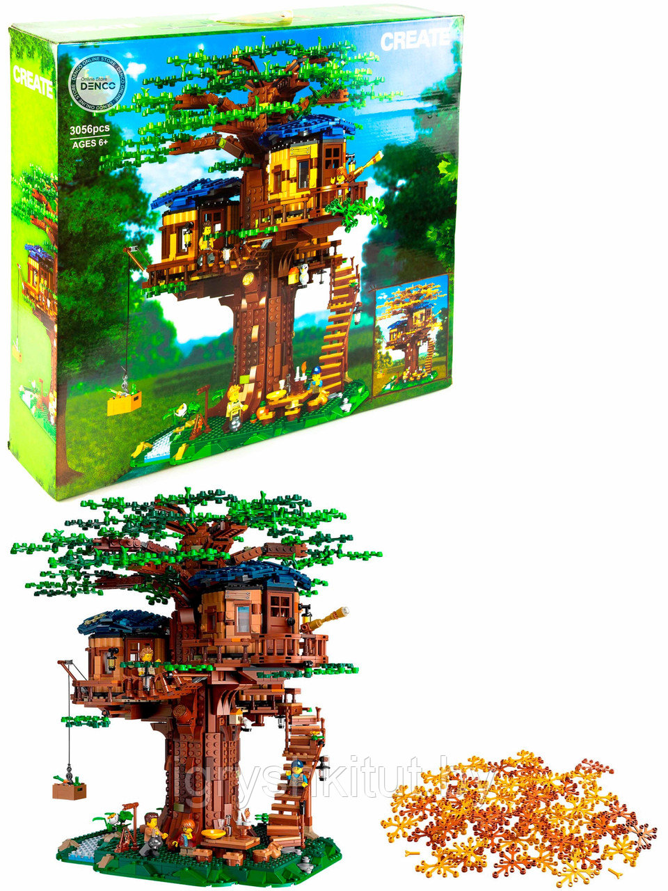 Конструктор BELA (Lari) Create "Дом на дереве" (Аналог Lego Ideas 21318), 3056 деталей - фото 1 - id-p198371881