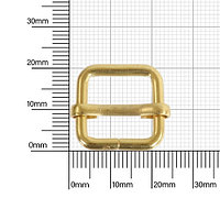 Кольцо WS 15х15мм ( 3мм ) светлое золото роллинг (18)