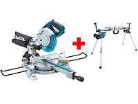 Торцовочная пила MAKITA LS 0815 FLN в кор. + Стол для торцовочной пилы (DEAWST06) (1400 Вт, 216х30.0 мм, глуб.