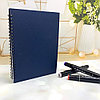 Скетчбук блокнот "Sketchbook" с плотными листами для рисования (А5, белая бумага, спираль, 40 листов), синий, фото 9