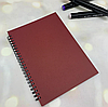 Скетчбук блокнот "Sketchbook" с плотными листами для рисования (А5, бумага в клетку, спираль, 40 листов),, фото 7