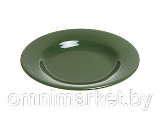 Тарелка глубокая керамическая, 211 мм, круглая, серия Лапсеки, зеленая, PERFECTO LINEA (Супер цена!)