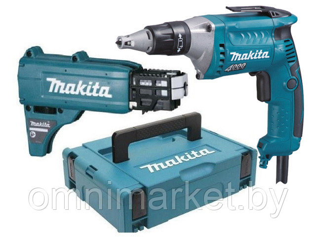 Шуруповерт MAKITA FS 4300 JX2 в чем. (570 Вт, патрон внутр. шестигр. 1/4", 16 Нм, шурупы до 6 мм) - фото 1 - id-p198388561