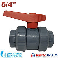 Кран ПВХ шаровый 5/4" ВР-ВР