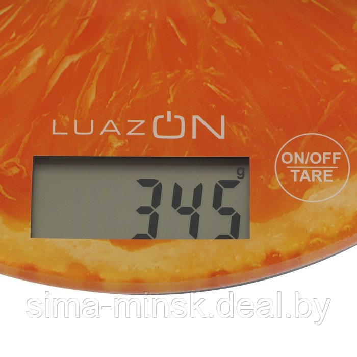 Весы кухонные Luazon LVK-701 "Апельсин", электронные, до 7 кг - фото 6 - id-p198397215