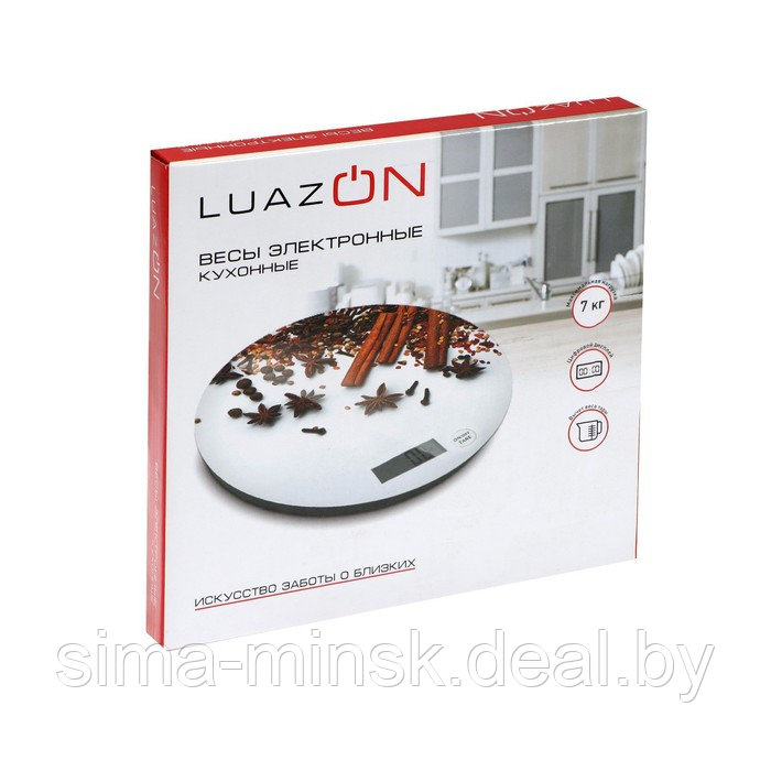 Весы кухонные Luazon LVK-701 "Апельсин", электронные, до 7 кг - фото 10 - id-p198397215