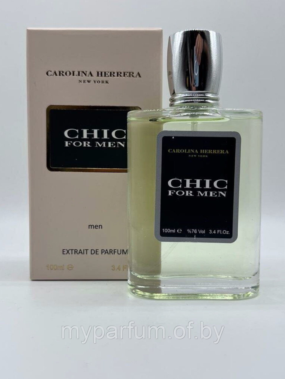 Мужская парфюмерная вода Carolina Herrera Chic for men Extrait de Parfum100ml