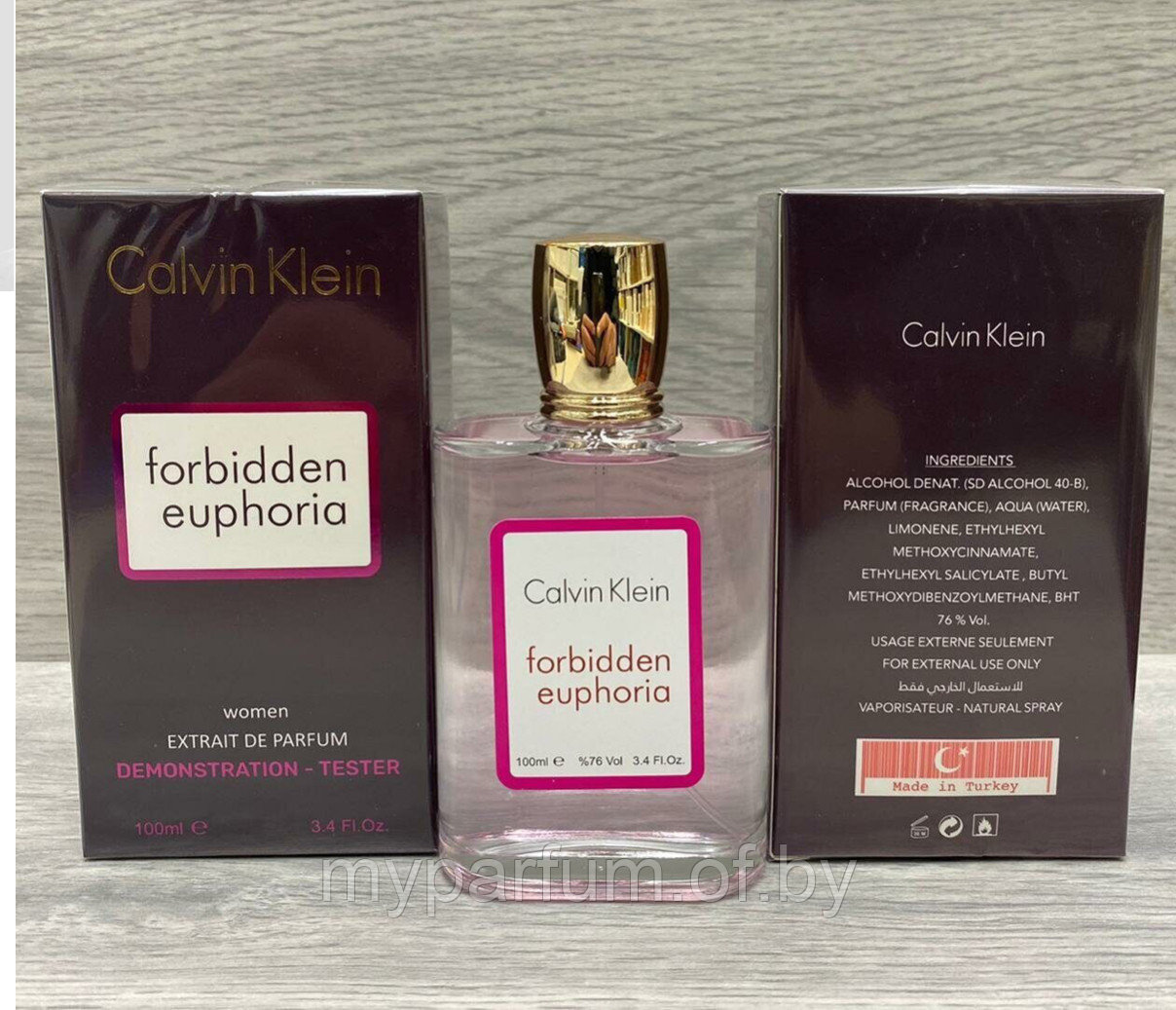 Женская парфюмерная вода Calvin Klein Forbidden Euphoria Extrait de Parfum 100ml - фото 1 - id-p198420405