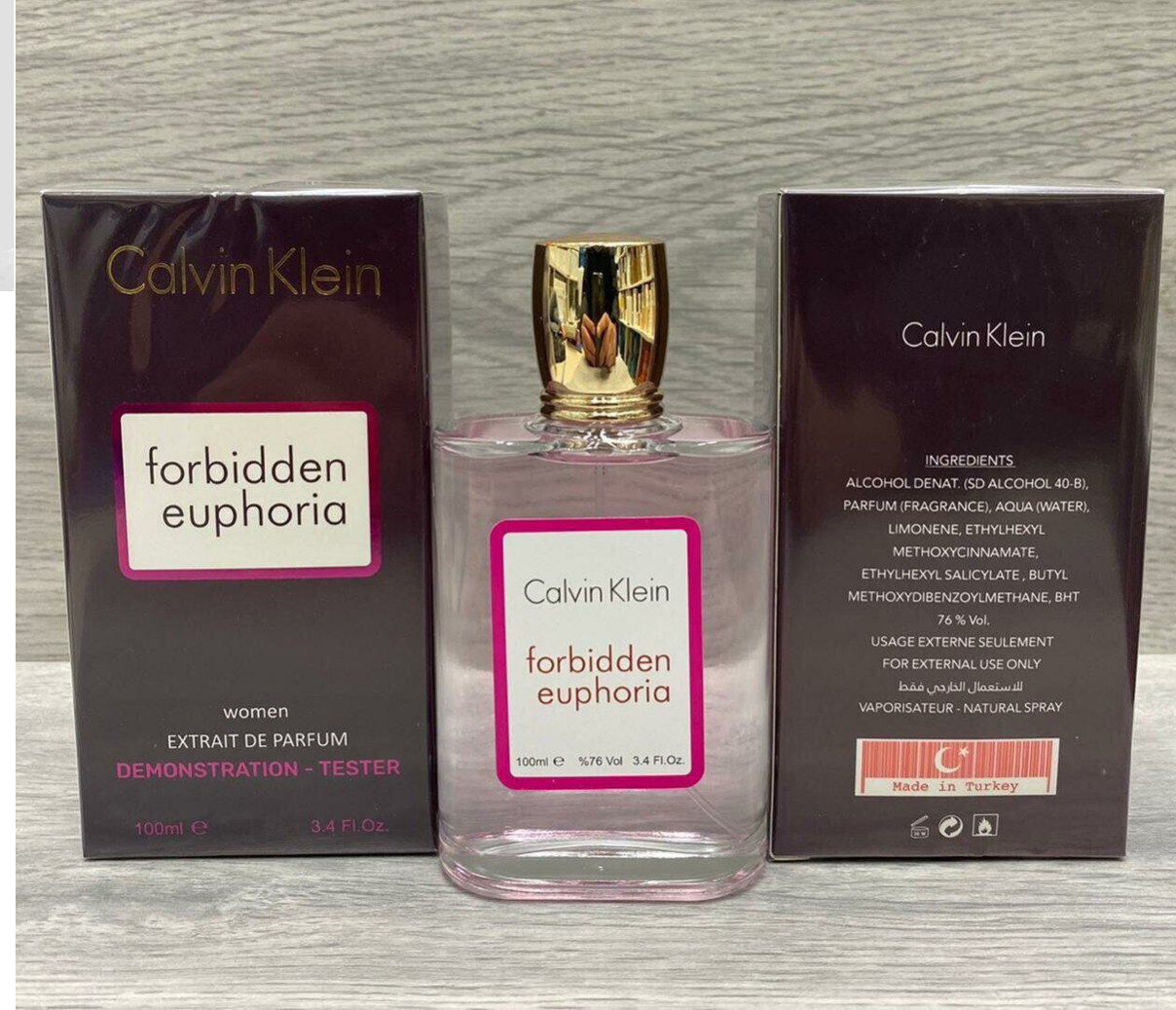 Женская парфюмерная вода Calvin Klein Forbidden Euphoria Extrait de Parfum 100ml