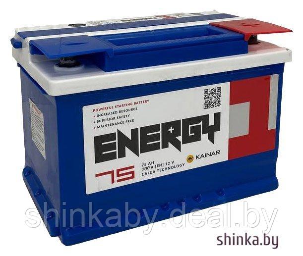 Автомобильный аккумулятор Energy One 75 R+ Ca/Ca (75 А·ч) - фото 1 - id-p198420886