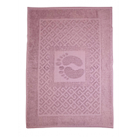 Махровое полотенце для ног 50х70 темно-лиловое NURPAK 751