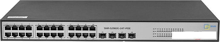 Коммутатор SNR SNR-S2982G-24T-POE, фото 2