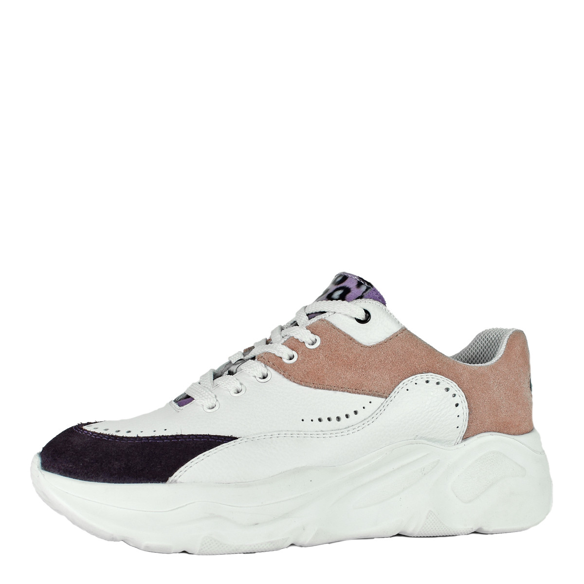 Кроссовки женские кожаные Spotter арт.131760-Комбинированный,р-ры:36-40