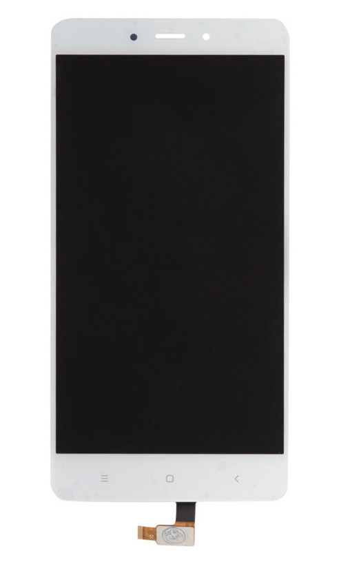 LCD дисплей для Xiaomi Redmi Note 4 в сборе с тачскрином, без рамки, белый - фото 1 - id-p198431616