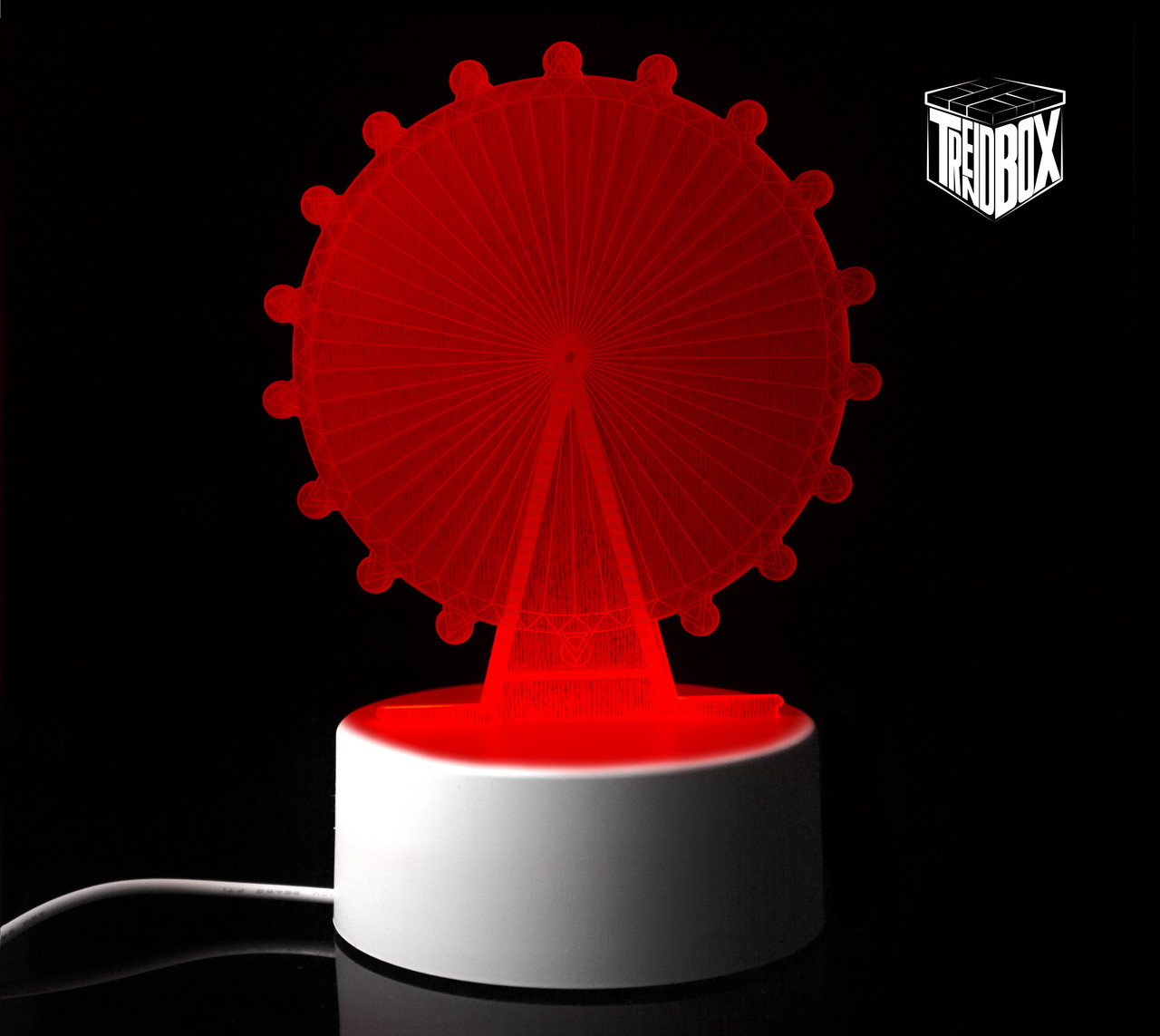 Светильник, ночник с эффектом 3D+ подарок - фото 2 - id-p198451205