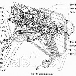 Электропровода ГАЗ-71 стр. 2