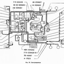 Электропровода ГАЗ-71 стр. 1