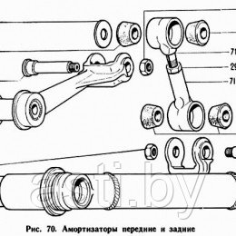 Амортизаторы передние и задние ГАЗ-71 стр. 2 - фото 1 - id-p198466680
