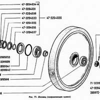 Ленивец (направляющее колесо) ГАЗ-71