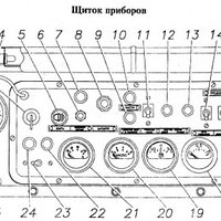 Щиток приборов ГАЗ-34039