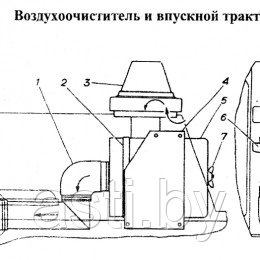 Воздухоочиститель и впускной тракт ГАЗ-34039