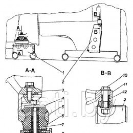 Крепление двигателя ГАЗ-34039 - фото 1 - id-p198467956