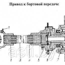 Привод к бортовой передаче ГАЗ-34039 - фото 1 - id-p198467957