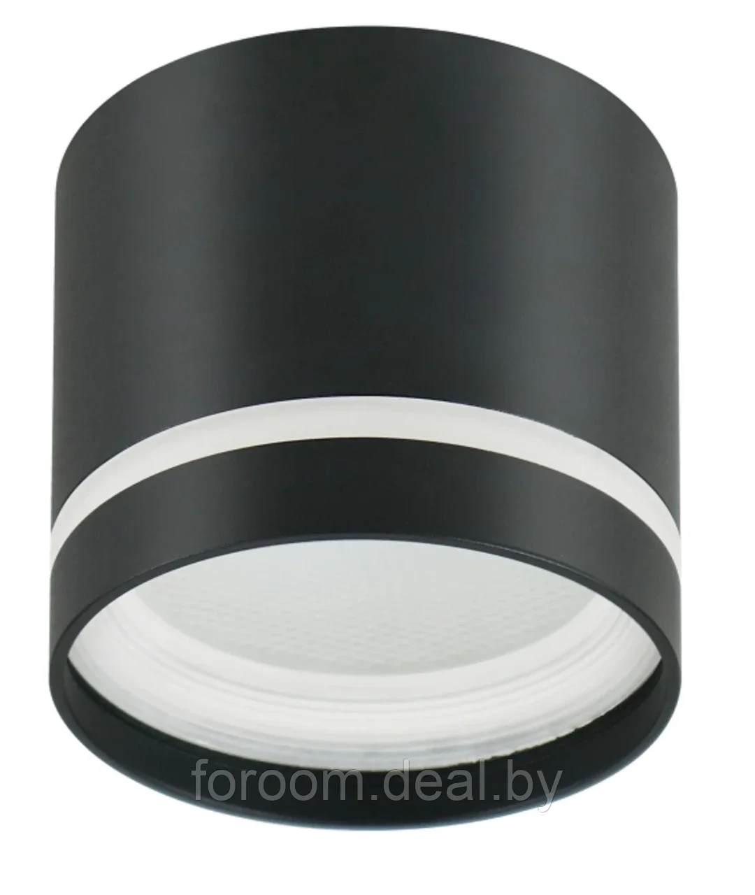 Потолочный светильник ЭРА OL9 GX53 BK/WH,85х80, накл. под лампу Gx53, алюм, черный+белый 1/40 - фото 1 - id-p198458555