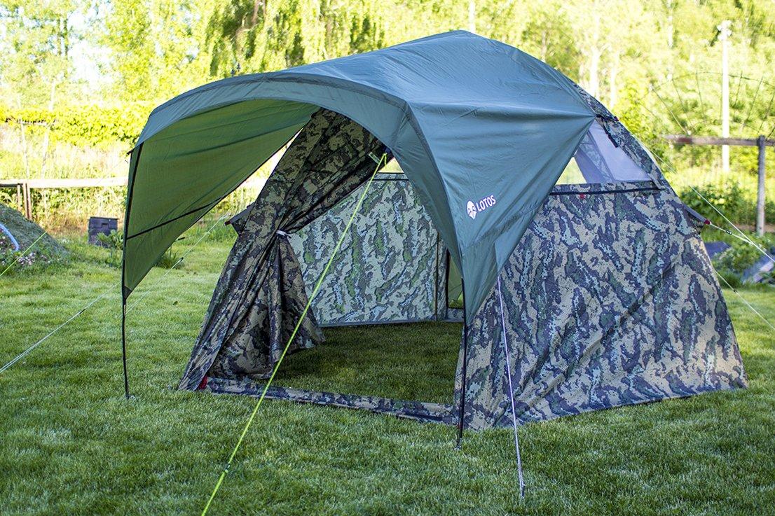 Стенка навесная для палатки ЛОТОС 5 Опен Эйр - фото 2 - id-p198489325