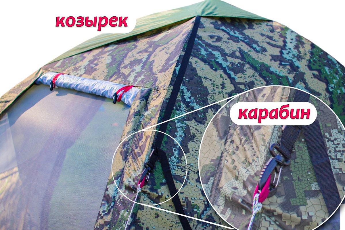 Стенка навесная для палатки ЛОТОС 5 Опен Эйр - фото 6 - id-p198489325