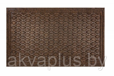 Коврик придверный Textures Diamonds Walnut 45х76