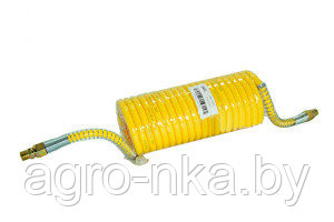 Шланг спиральный пневматический (М 16*1.5- 7.5 м) жёлтый - фото 1 - id-p180534028